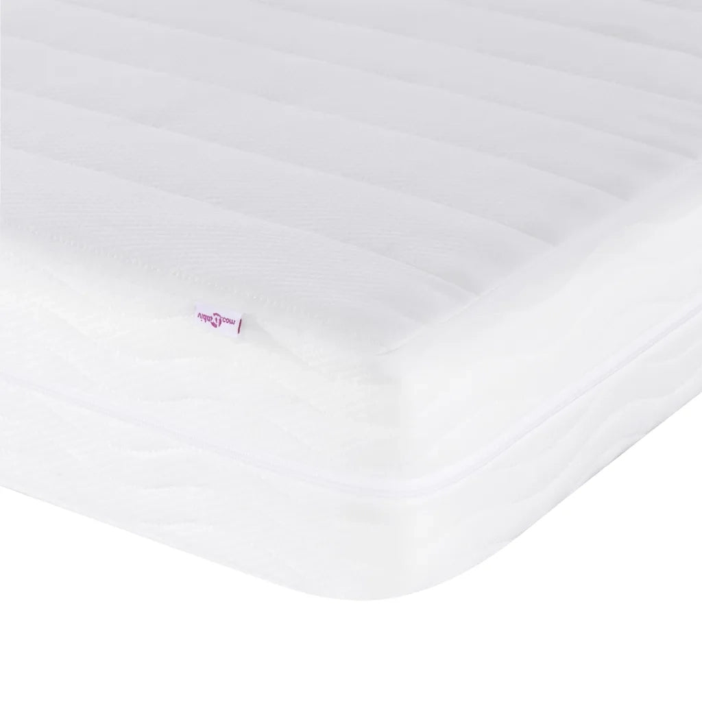 Letto con Materasso Dover Rosa 90x190 cm in Velluto 3208316