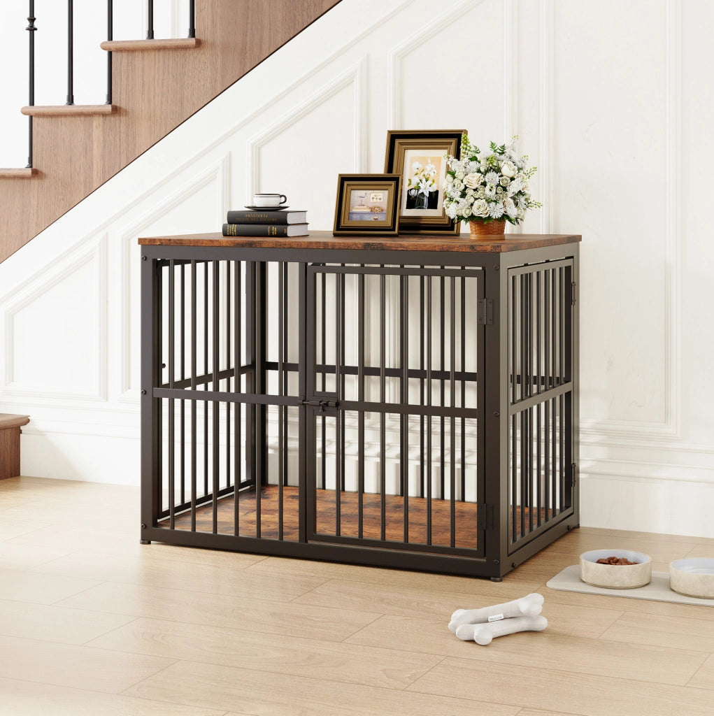 Gabbia per cani modulare con 3 porte, 84x56x66 cm