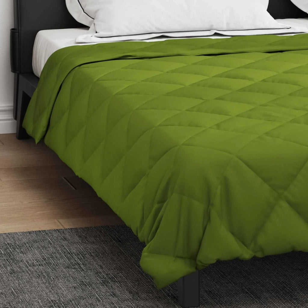 Piumone Completo Annuale Verde 200 x 240 cm Microfibra 42025552