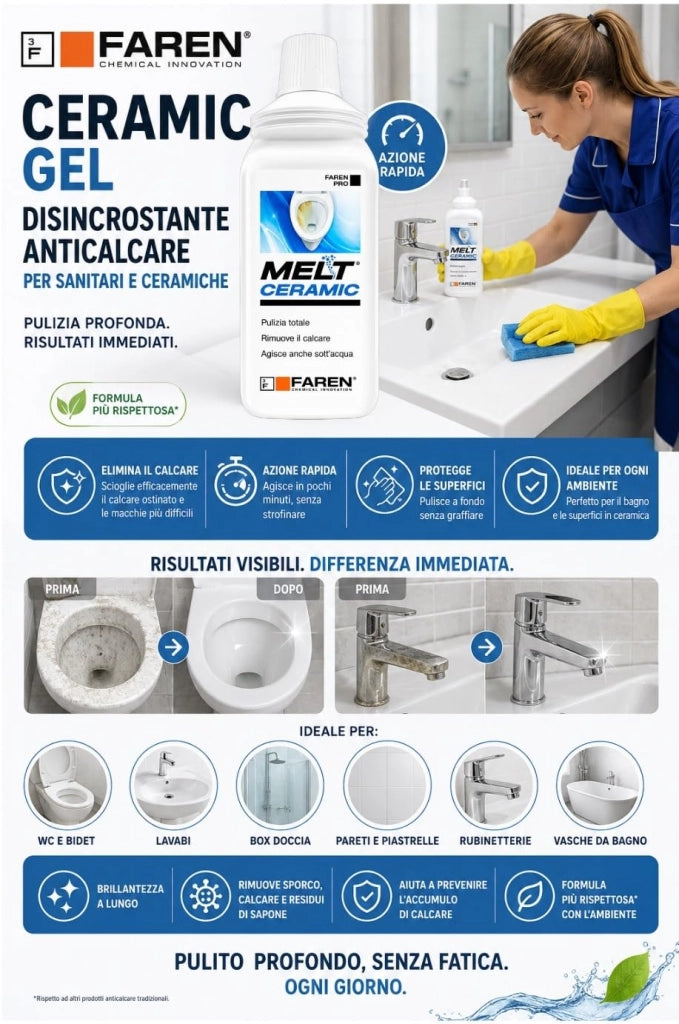 Disincrostante Ceramic 750 ml Faren