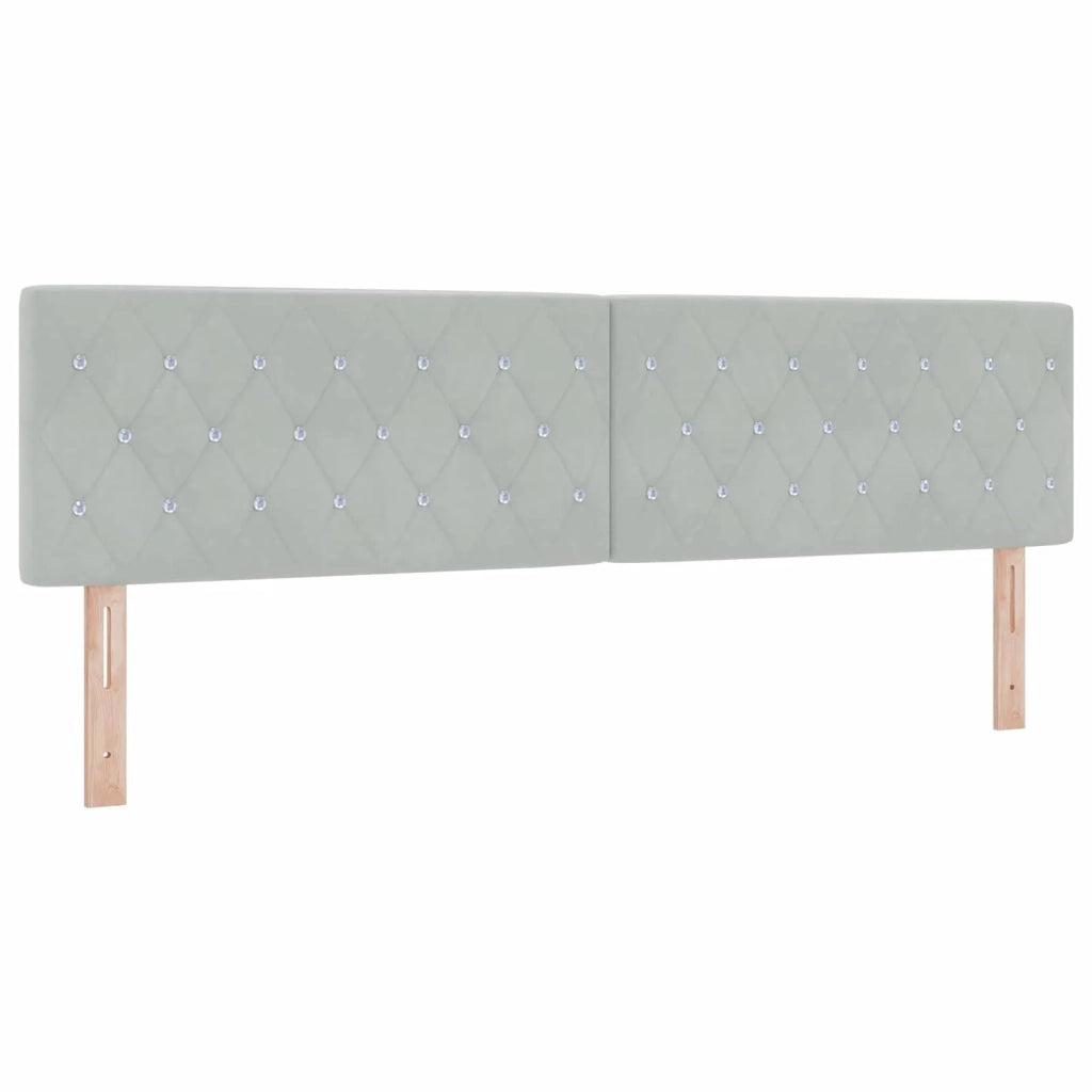 Letto con contenitore LED e materasso Grigio Chiaro 3459204