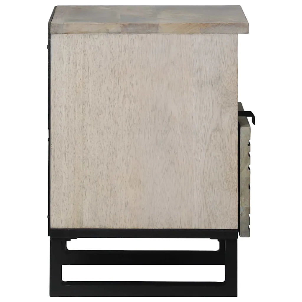 Armadio da Notte 2 pcs Bianco 40 x 33 x 46 cm 4017979