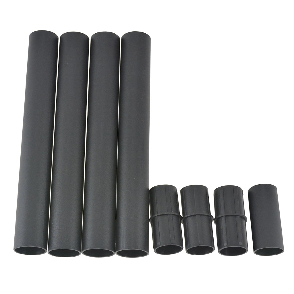 Lampione da Giardino Led a Energia Solare Nero 120 cm