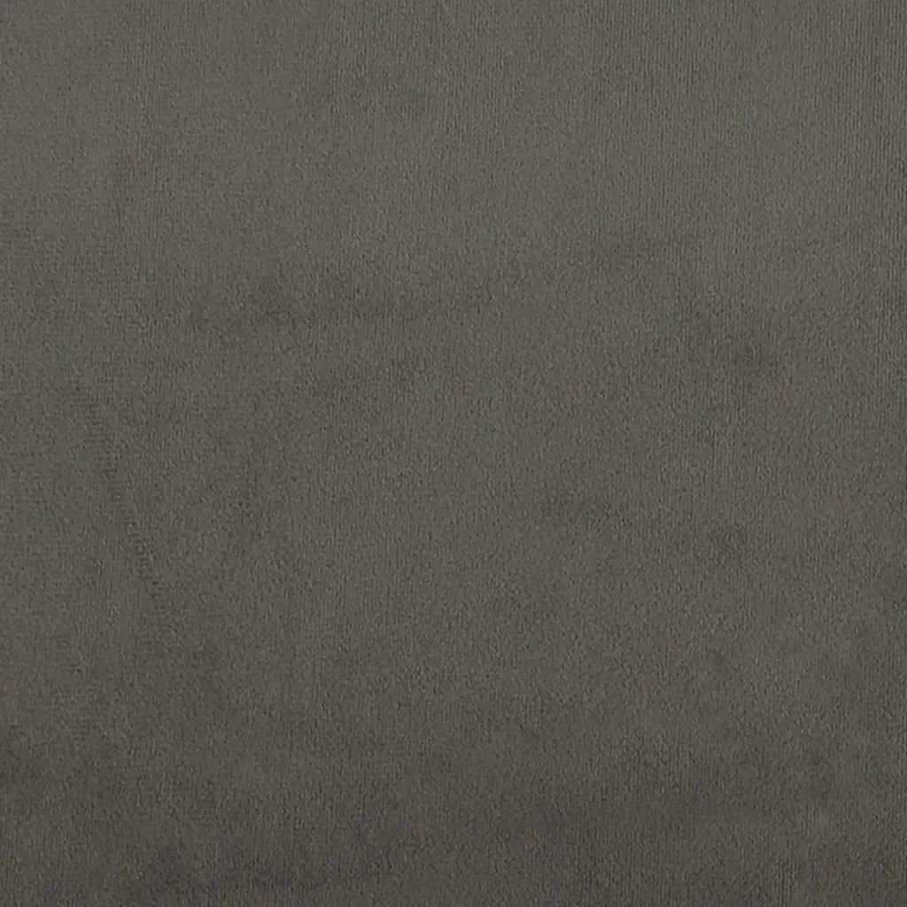 Testiera | Testata Grigio Scuro 160x5x118/128 cm Velluto