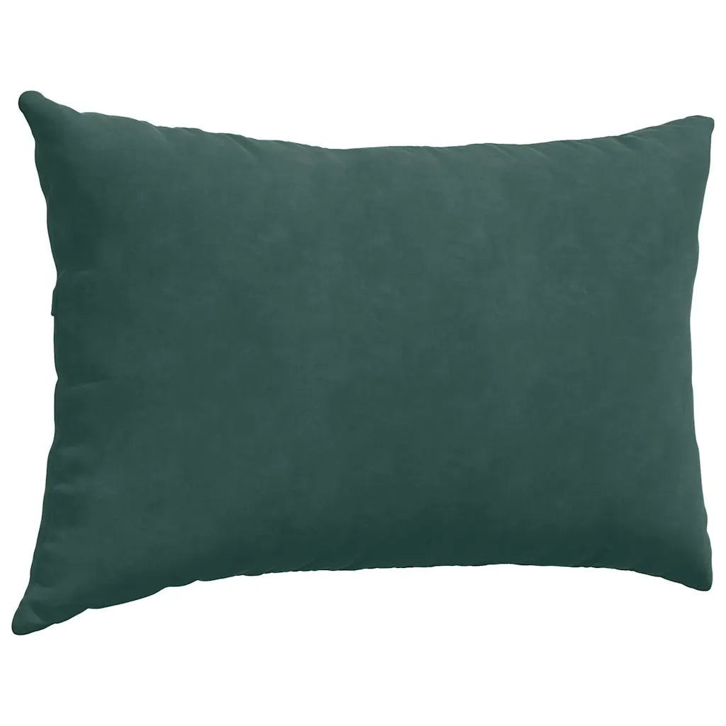 Cuscini da Divano 2 pcs Verde scuro 60 x 40 cm Tessuto in Cords 42013672
