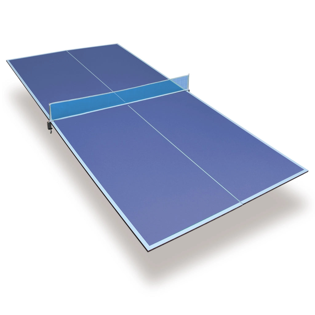 Piano da ping pong 121.92x60.96x2.54 cm pieghevole in MDF blu