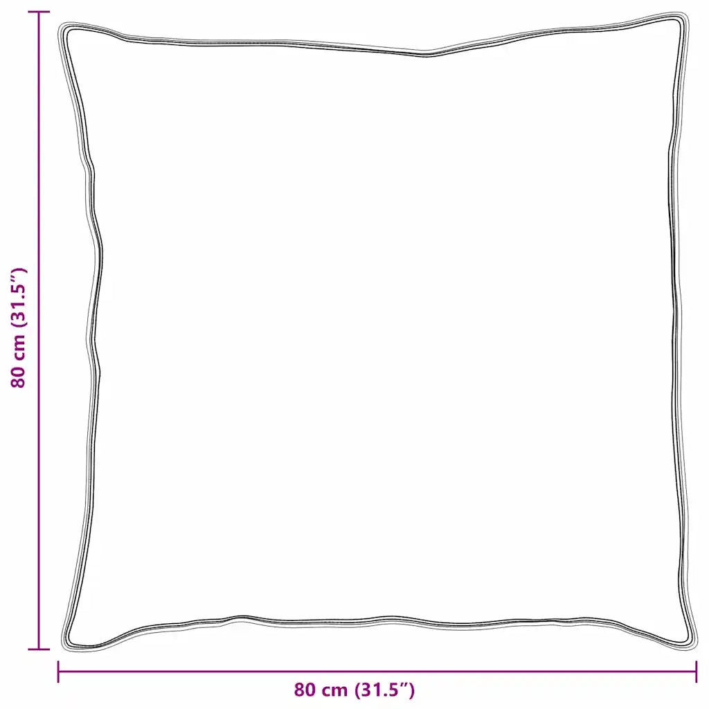 Cuscino con cuscino Bianco 80 x 80 cm Piuma 42007681