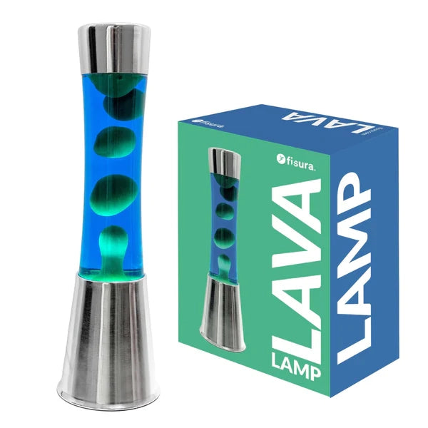 Lampada lava verde e blu