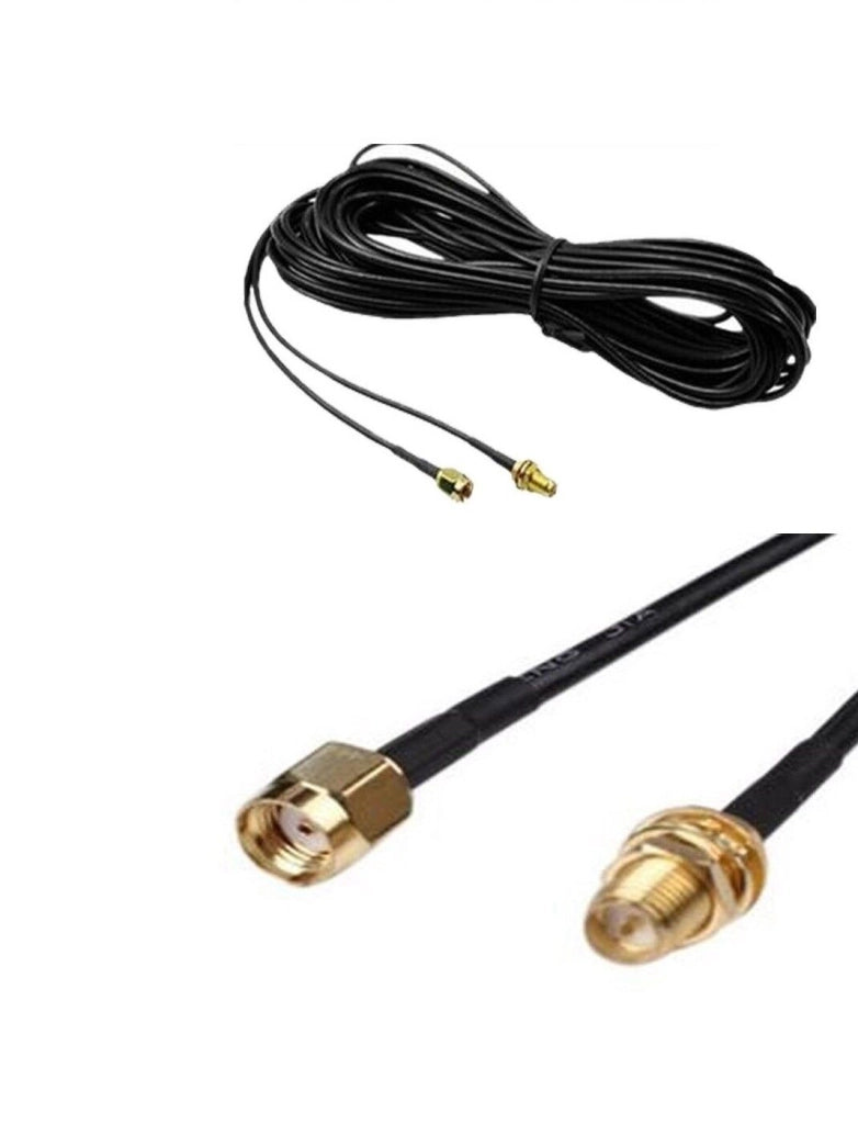 CAVO PROLUNGA ADATTATORE 3 M  ANTENNA WIRELLES M/F SMA
