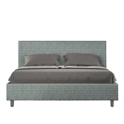 Letto Matrimoniale 160x200 cm con Rete Adele Aragona 7 Azzurro