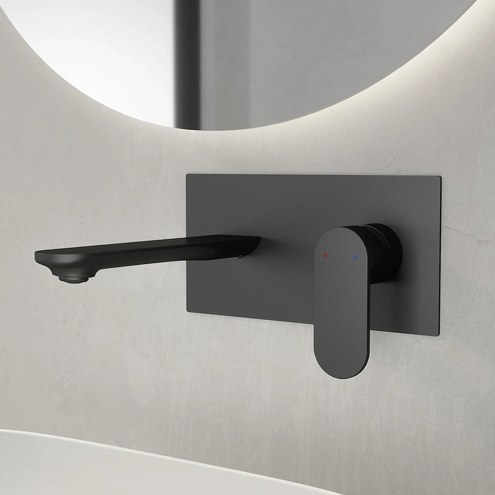 Miscelatore lavabo ad incasso nero opaco | Kerry
