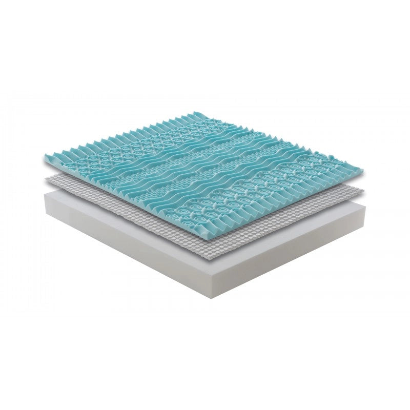 Materasso in memory foam e micromolle con Thermosensitive sfoderabile - 140x200