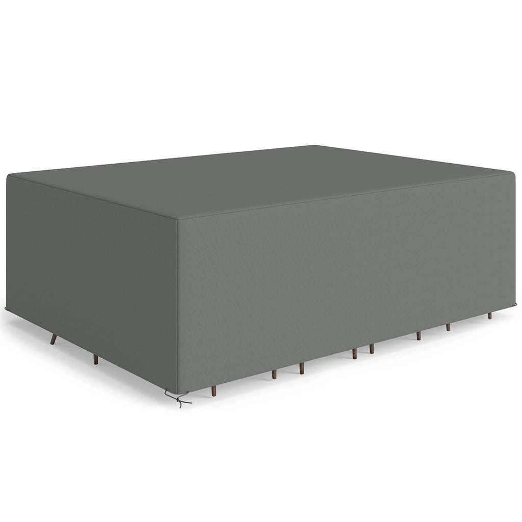 Copertura per Mobili da Giardino Invernale Impermeabile ¨C zephmum ¨C Oxford 275x205x90 cm Grigio Scuro