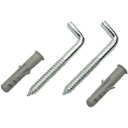 Serie 2 viti acciaio zincato fis saggio cassetta-scaldabagno 10mm