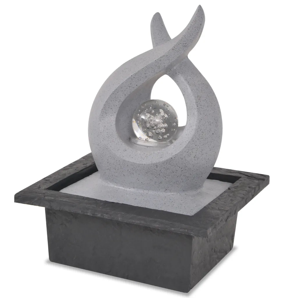 Fontana da Interni con Luce a LED in Poliresina 244288
