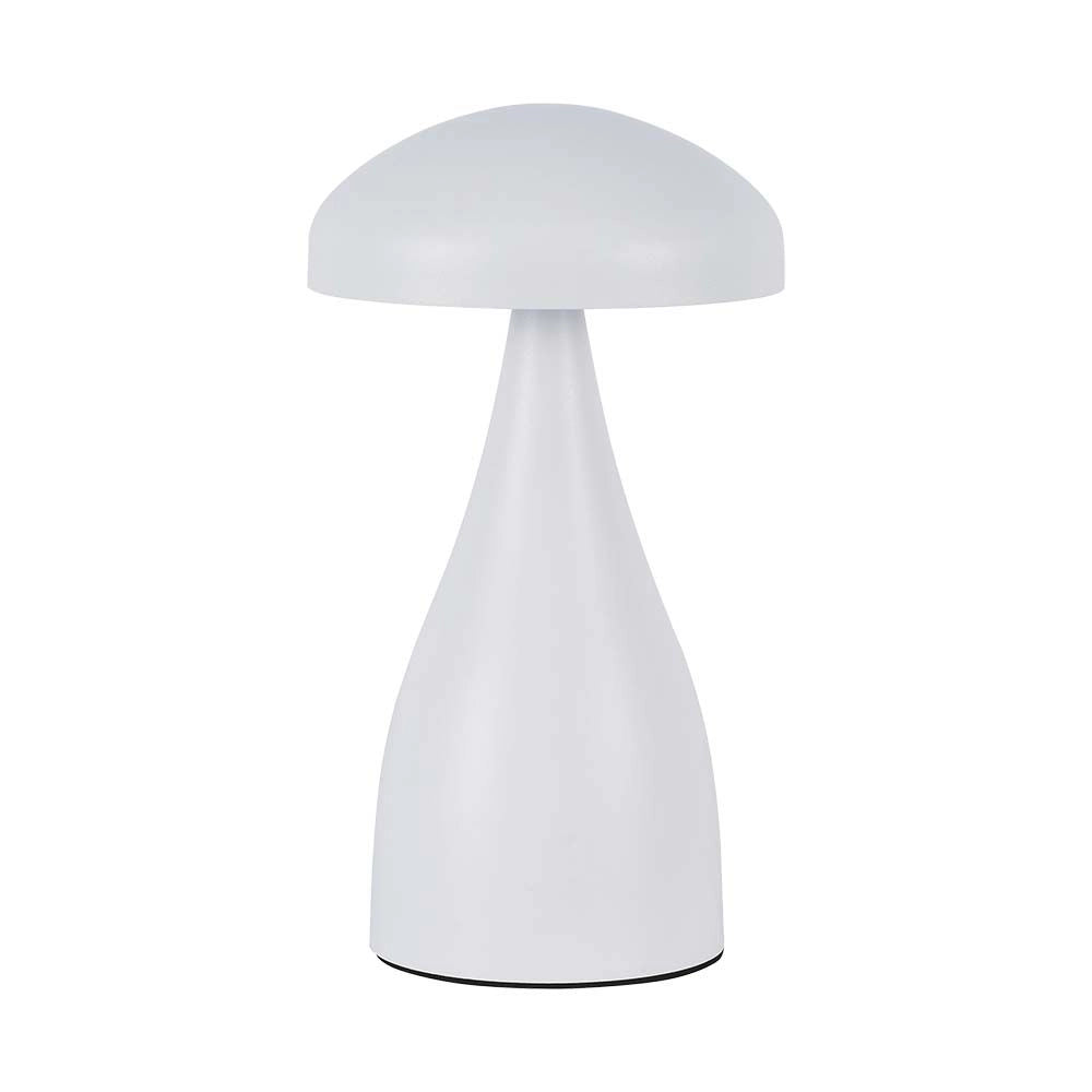 Lampada da Tavolo LED con Batteria 800mAh 120x220 CCT Colore Variabile Corpo Bianco – V-TAC – VT-1041-W
