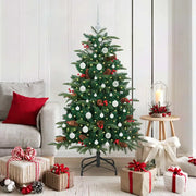 Albero di Natale artificiale con 150 LED Verde 150 cm 3395544