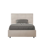 Letto 1 Piazza e Mezzo 120x190 cm Senza Rete Mika Sabbia