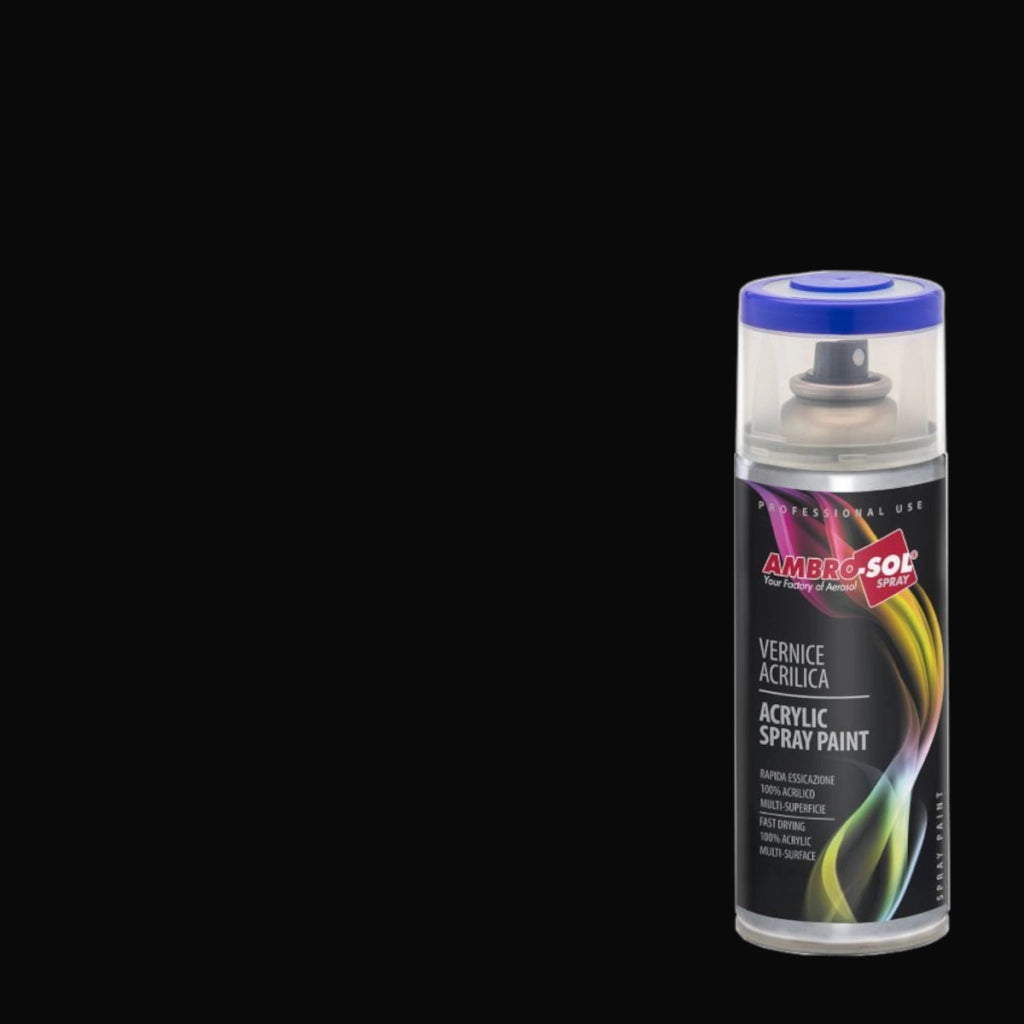 SPRAY ACRILICO 600ML NERO OPACO RAL 9005