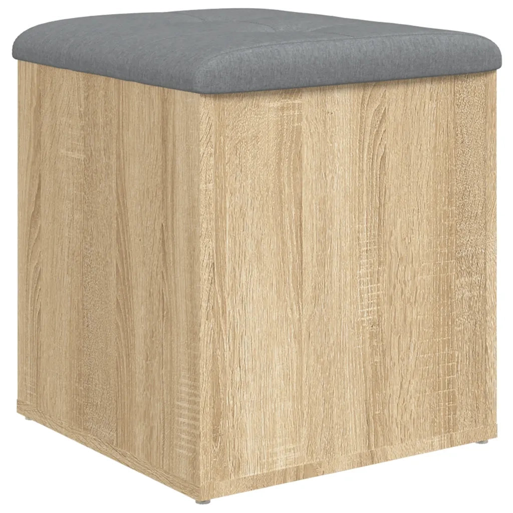 Panca Contenitore Rovere Sonoma 42x42x45 cm Legno Agglomerato 835035