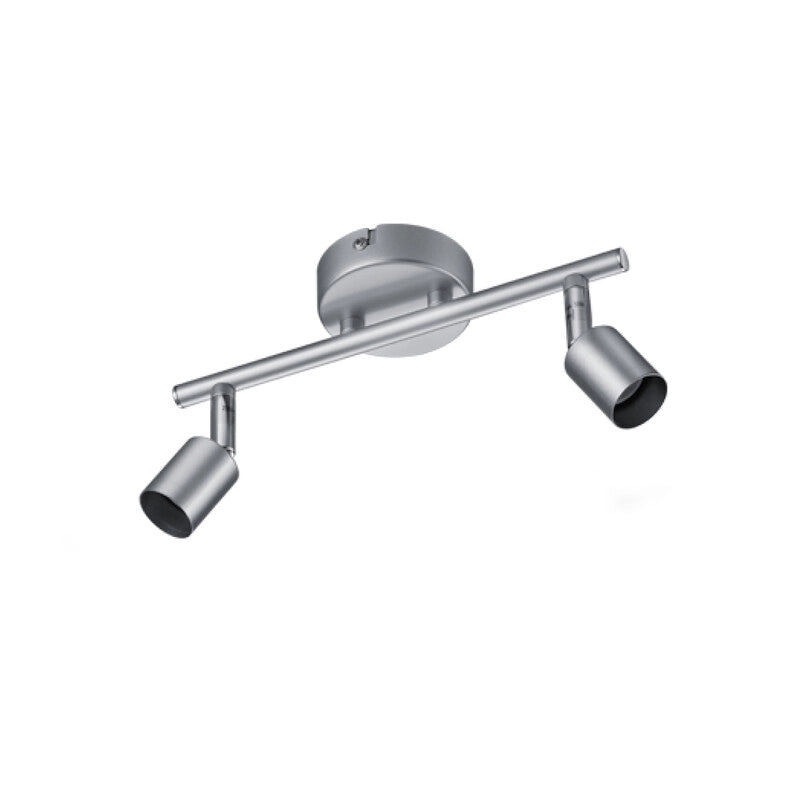 BARRA 2 FARETTI PARIS GU10 ALLUMINIO