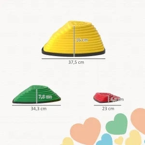 Set 6 Sgabelli Impilabili, Design Antiscivolo, per Interni ed Esterni, Multicolore