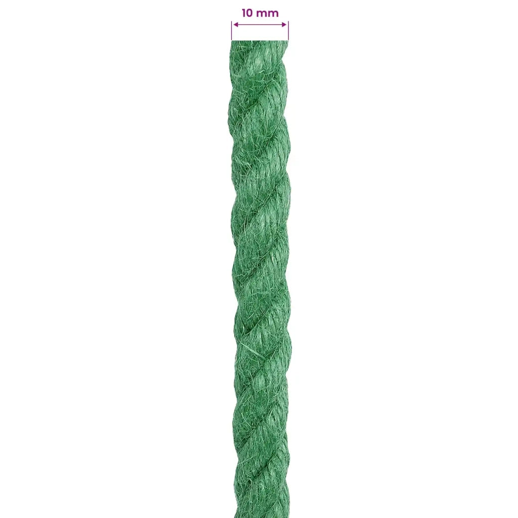 Corda di Juta 10 mm Verde 100% juta Tossa 42011760