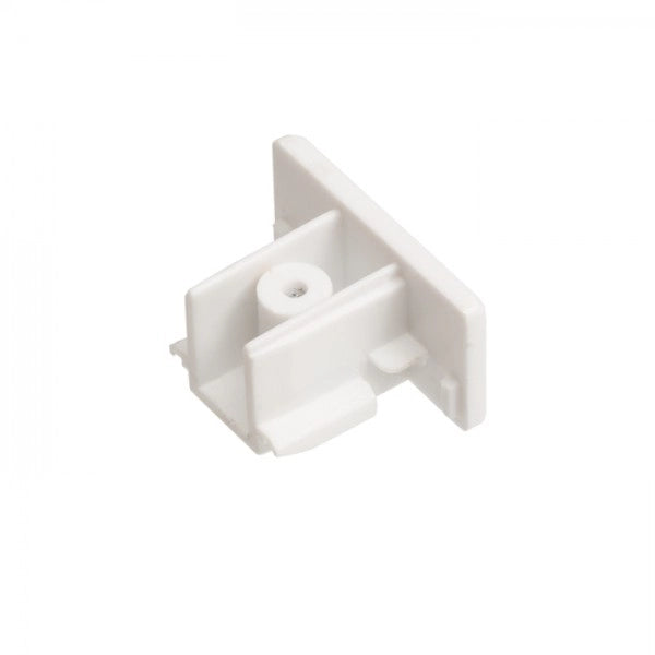 1F copertura terminale per binari monofase bianco pz..10