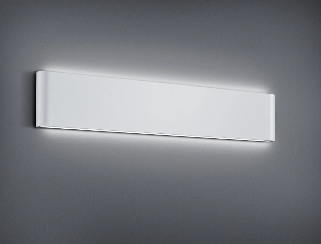 Applique Led Parete Esterno Doppia Luce Bianco 46 cm Thames II GD Trio