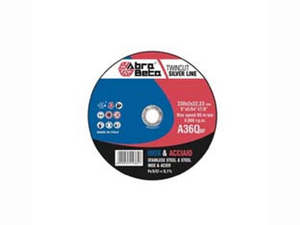 50cf disco taglio sottile acciaio inox  mm115  mm115x1,6 foro 22,2 cod:ferx.fer456616