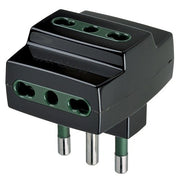 Adattatore multiplo S17+3P17/11 nero