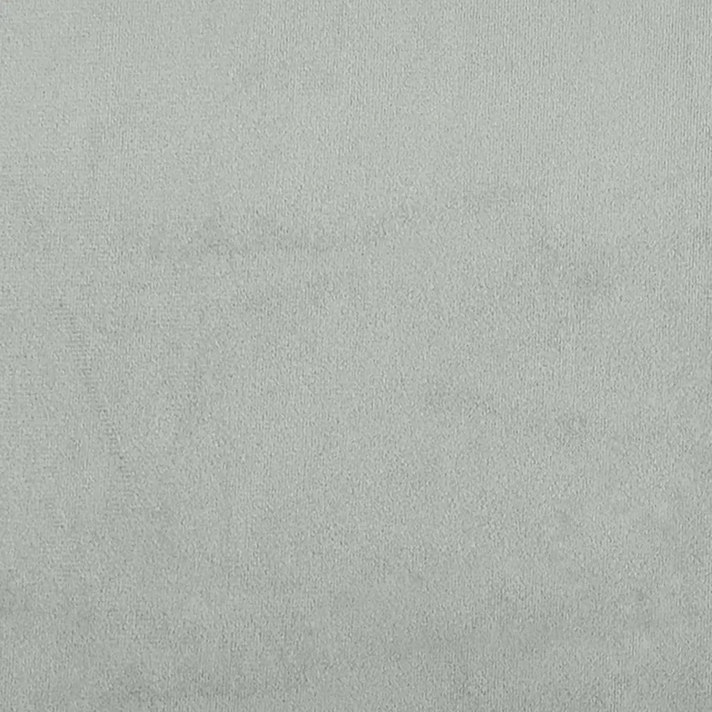 Divano a 2 Posti Grigio Chiaro 120 cm in Velluto 359432