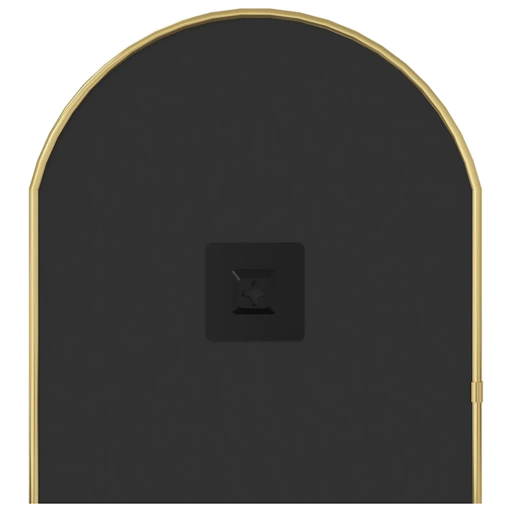 Specchio da Parete Dorato 70x30 cm Ovale 348198