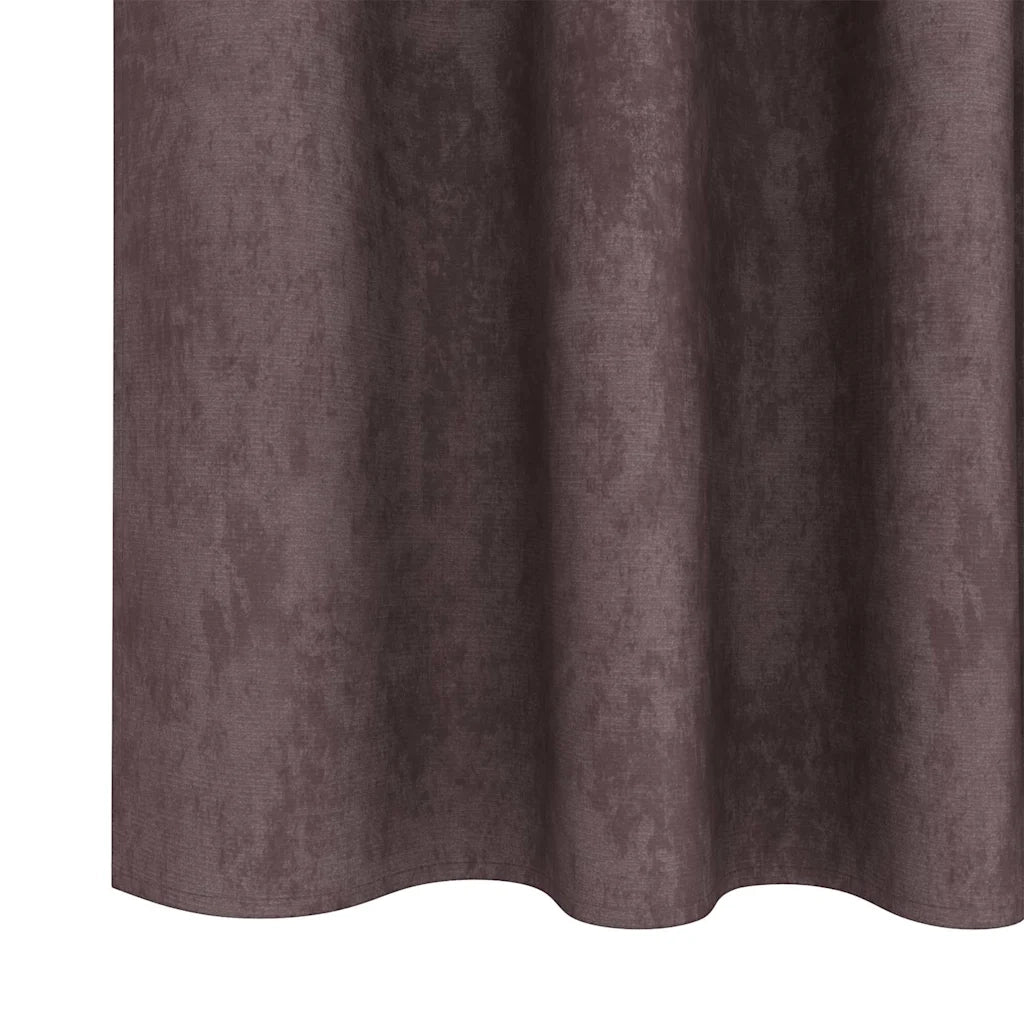 Tende in Velluto con tende 2 pcs Marrone 245 x 140 cm Velluto 4107696