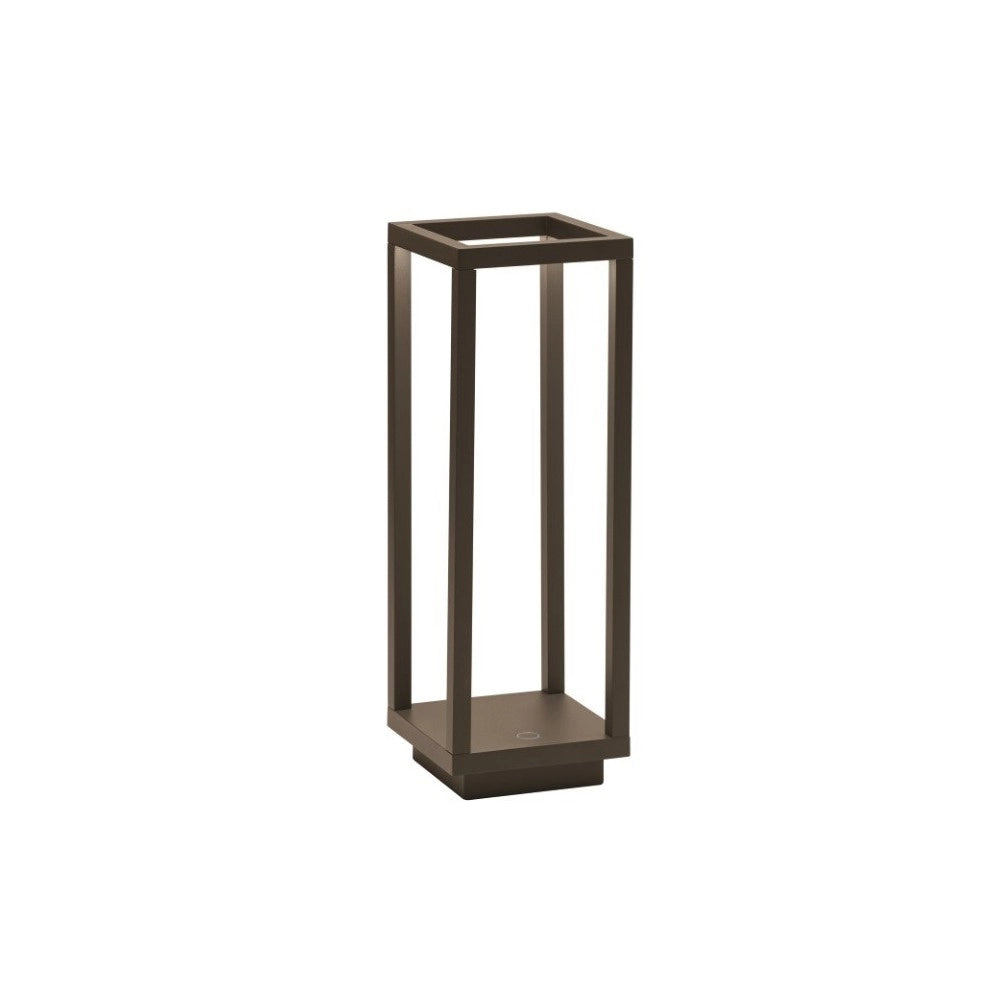 Lanterna Home Corten a Led da 2,2w a batteria IP54 Zafferano