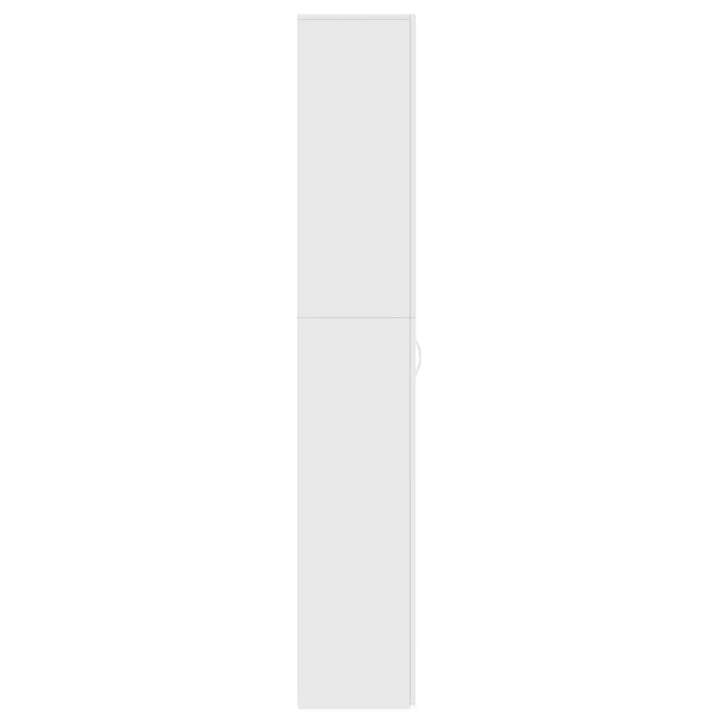 Armadio per Ufficio Bianco 60x32x190 cm in Legno Multistrato 800297