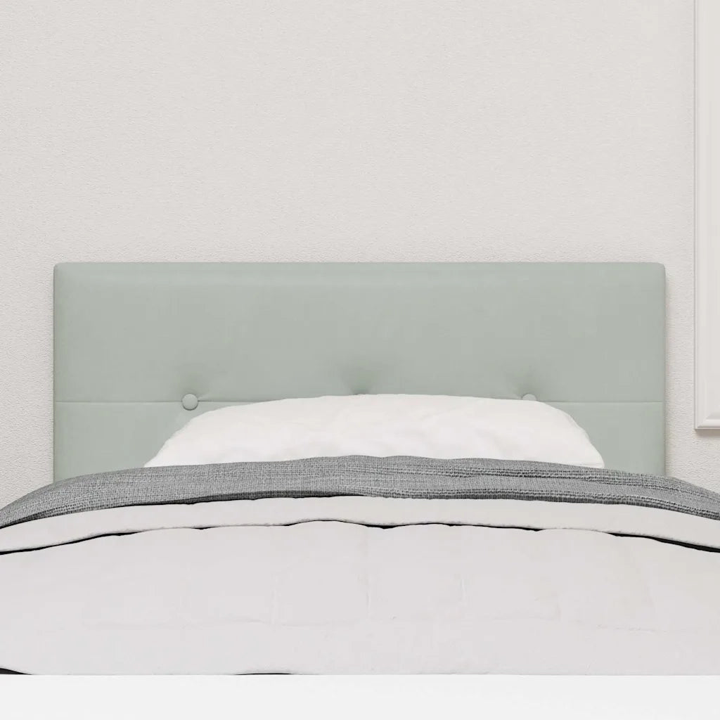 Testiera | Testata Grigio chiaro 100 cm Velluto