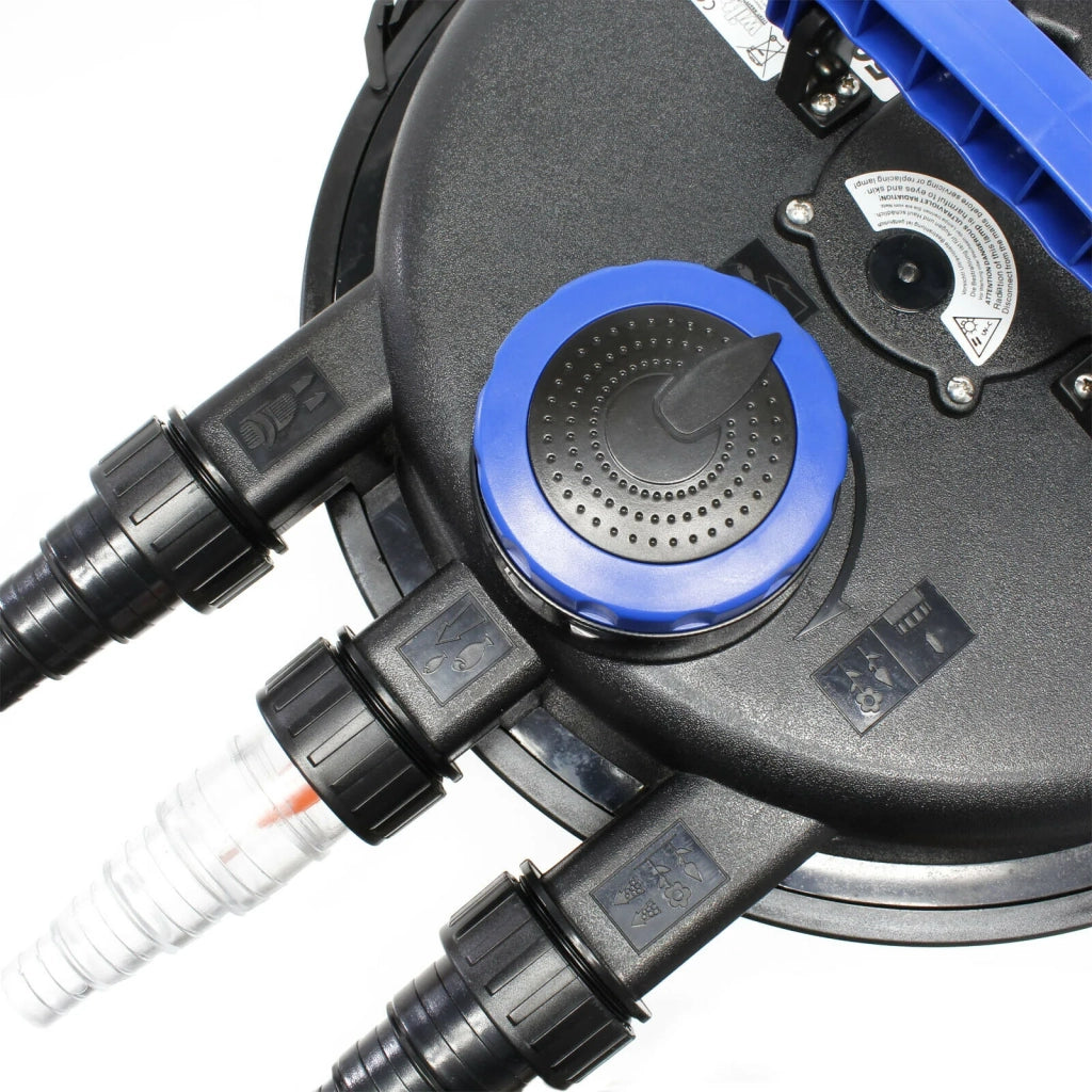 Kit per laghetto da 6000 litri luce UVC da 11 watt pompa da 8000 l/h tubo da 10 m kit di filtrazione 16_0001930