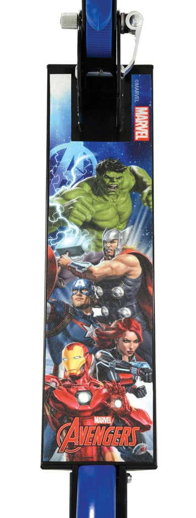 Monopattino per Bambini a 2 Ruote Licenza Marvel Avengers Ruote Antiforatura con Cuscinetti a Sfera ABEC6 Peso Max 50 kg