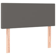 Testiera | Testata Grigio 100x5x78/88 cm in Similpelle