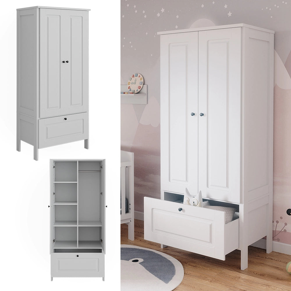 Vitalispa Guardaroba per bambini Bianco 83.3 x 187 cm