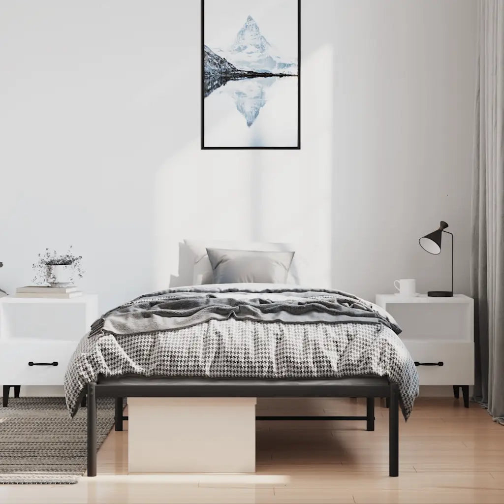 Giroletto in Metallo Nero 100x200 cm 350841