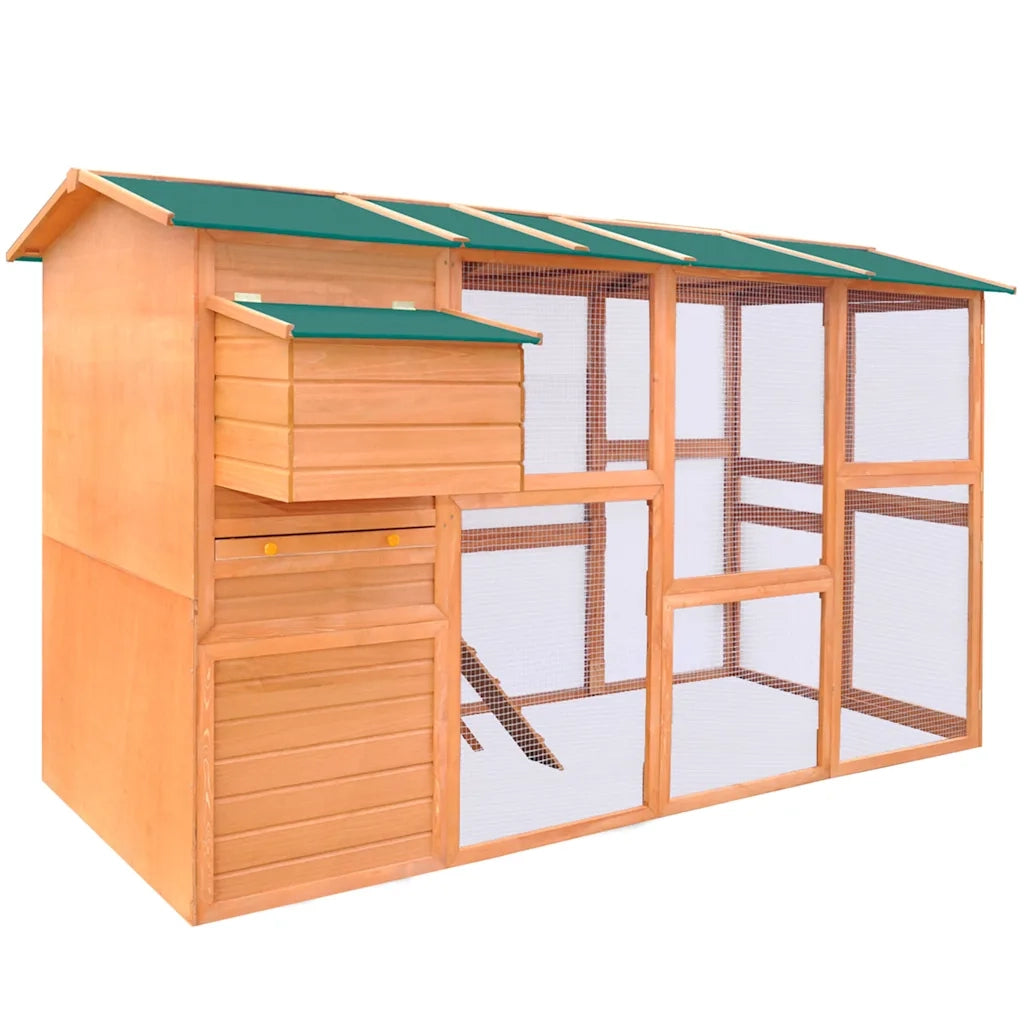 Pollaio in Legno 295x163x170 cm 170411
