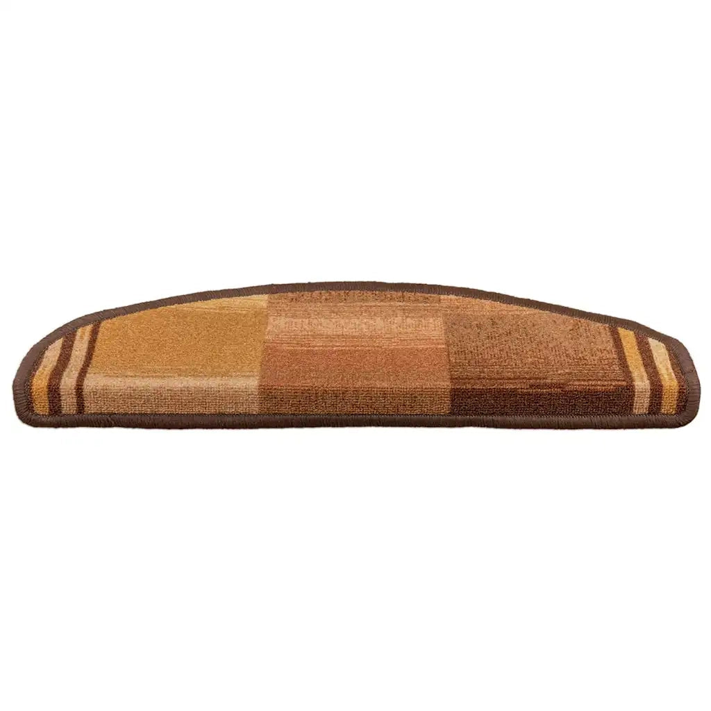 Tappetini per Scale Autoadesivi 5 pz 65x21x4 cm Marroni 149836