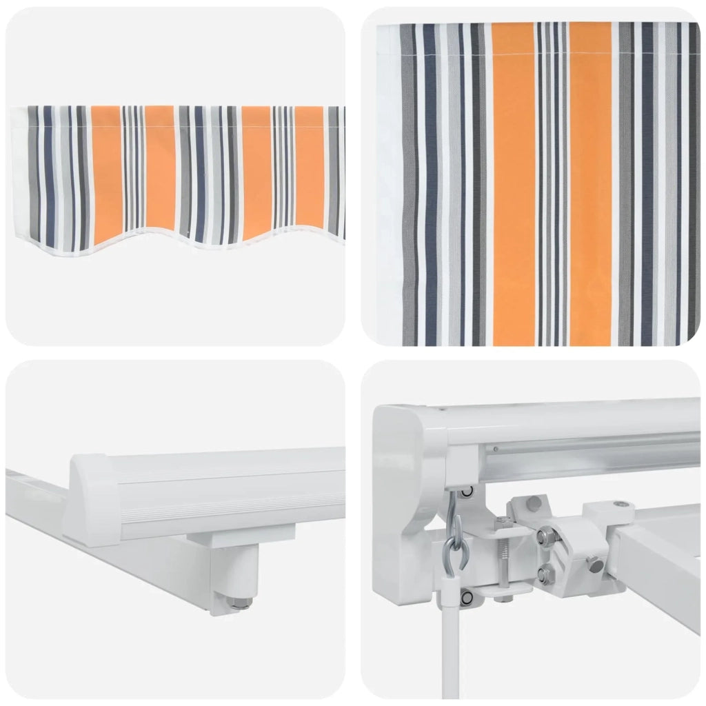 Cornice per Tenda Manuale con LED 4,5 × 3 m 3420658