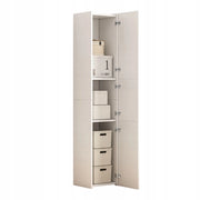 Armadio Bianco 30x170x30 cm Pratico e Compatto