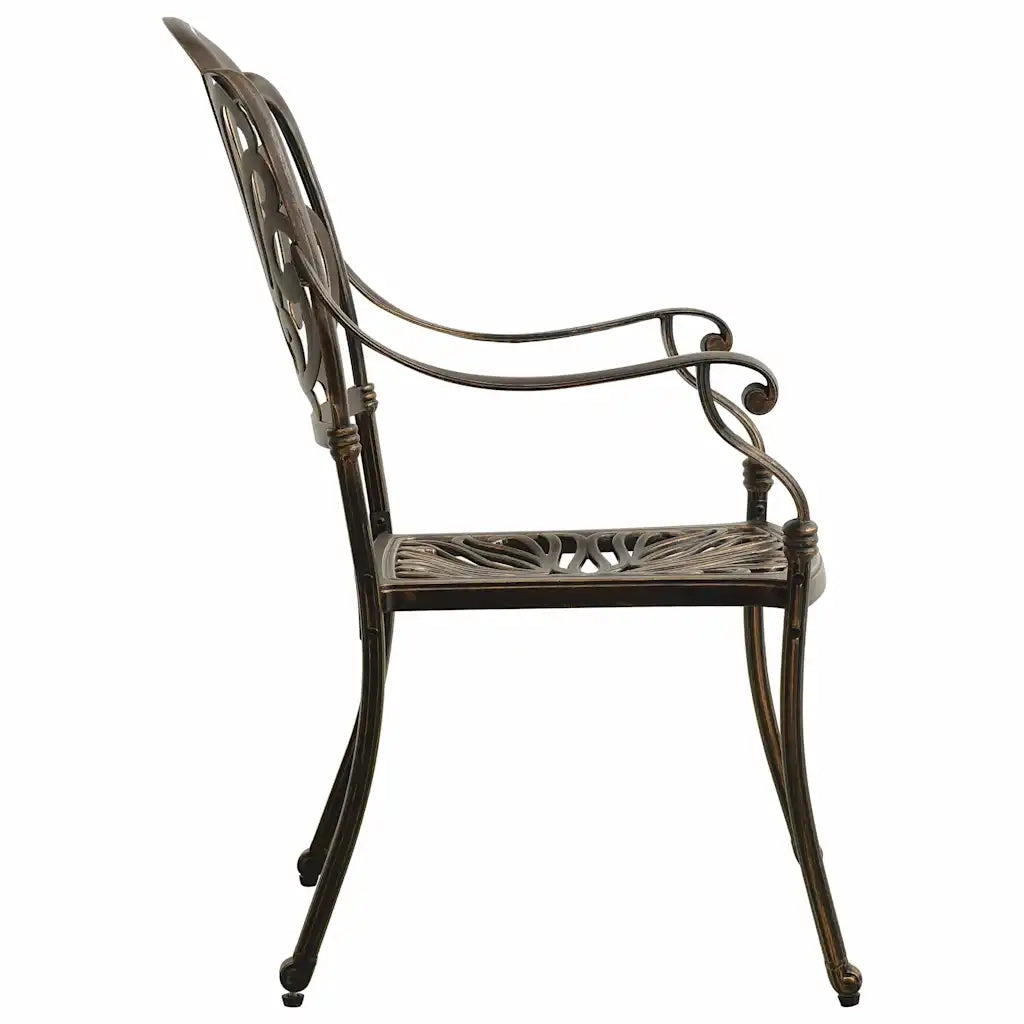 Set da Bistrot 3 pz in Alluminio Pressofuso Bronzo 3070571