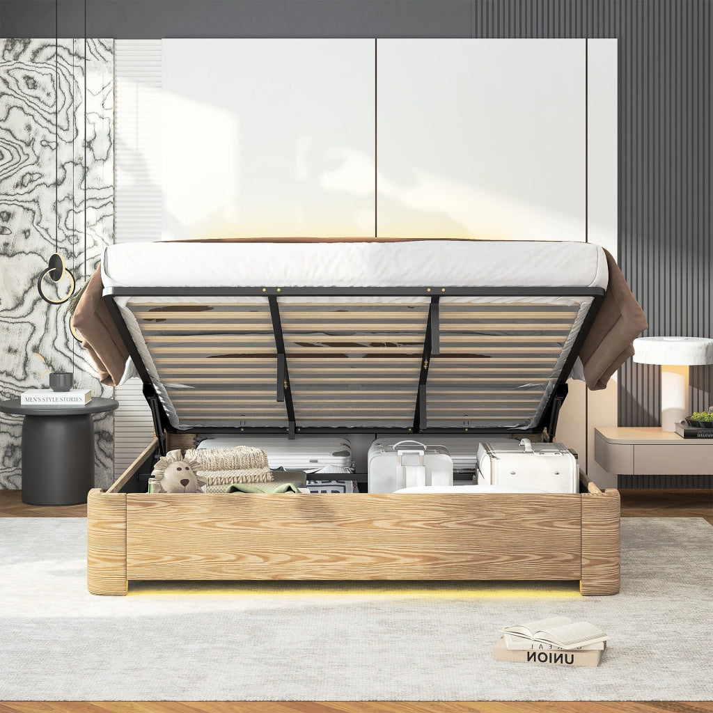BL-536 Letto matrimoniale con contenitore a sollevamento a gas