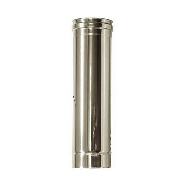 Canna fumaria DN 200 1 mt  L 1000mm tubo acciaio inox 316.