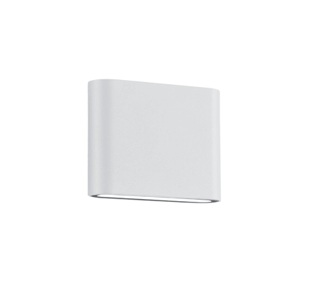 Applique Parete Esterno 2 Led Luce Doppia Bianco 11 cm Thames II GD Trio